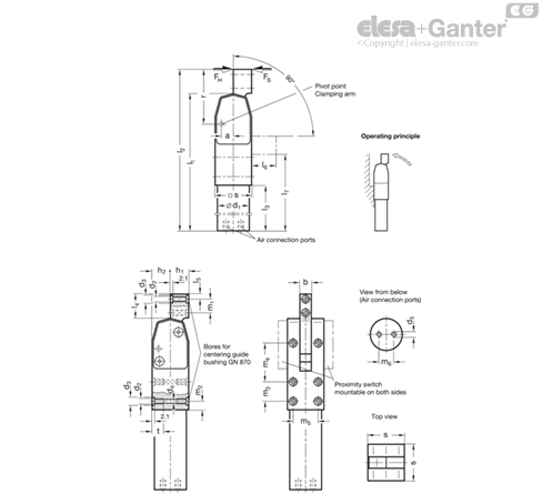 GN 865 Power Clamps | Elesa+Ganter